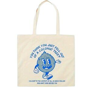 "Fell Out of a Coconut Tree?" Kamala Harris Quote Tote Bag